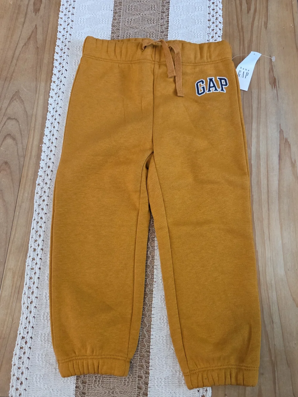 GAP Kids Mustard Jogger Sweatpants